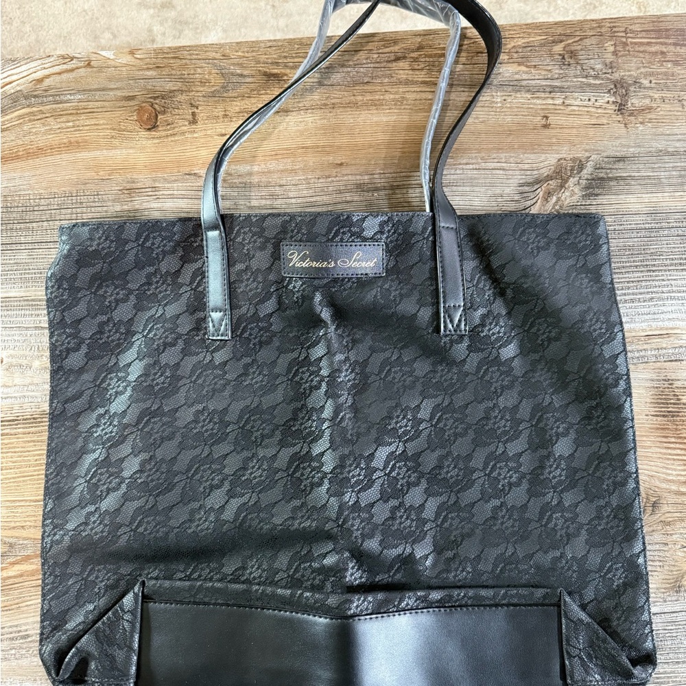 Victoria's Secret Black Lace Tote
